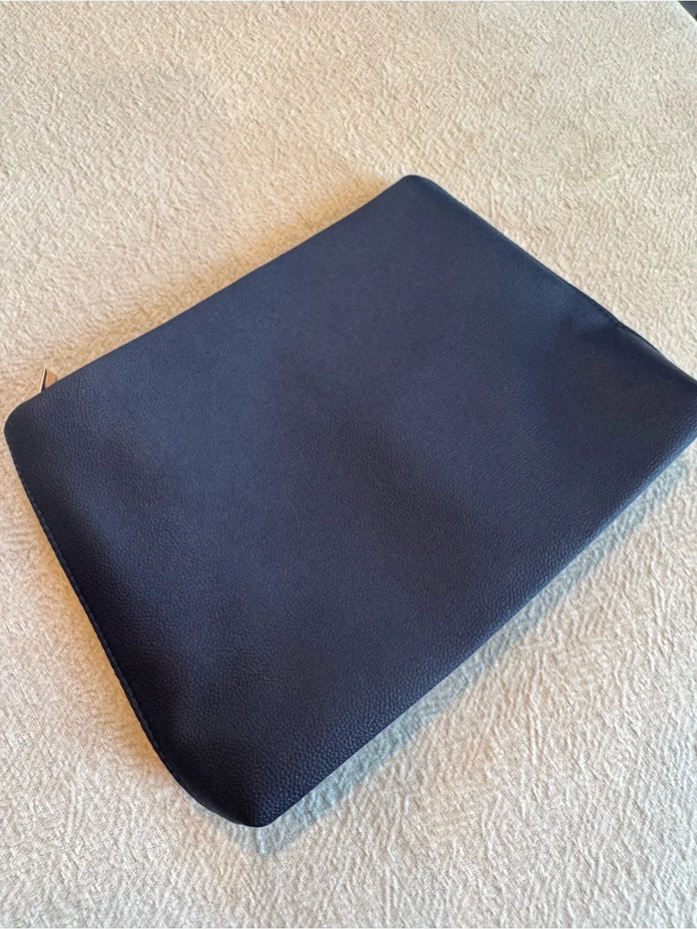 Lancome Navy Cosmetic Pouch Small Travel Bag